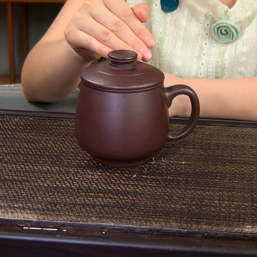 茶杯紫砂高货放漏