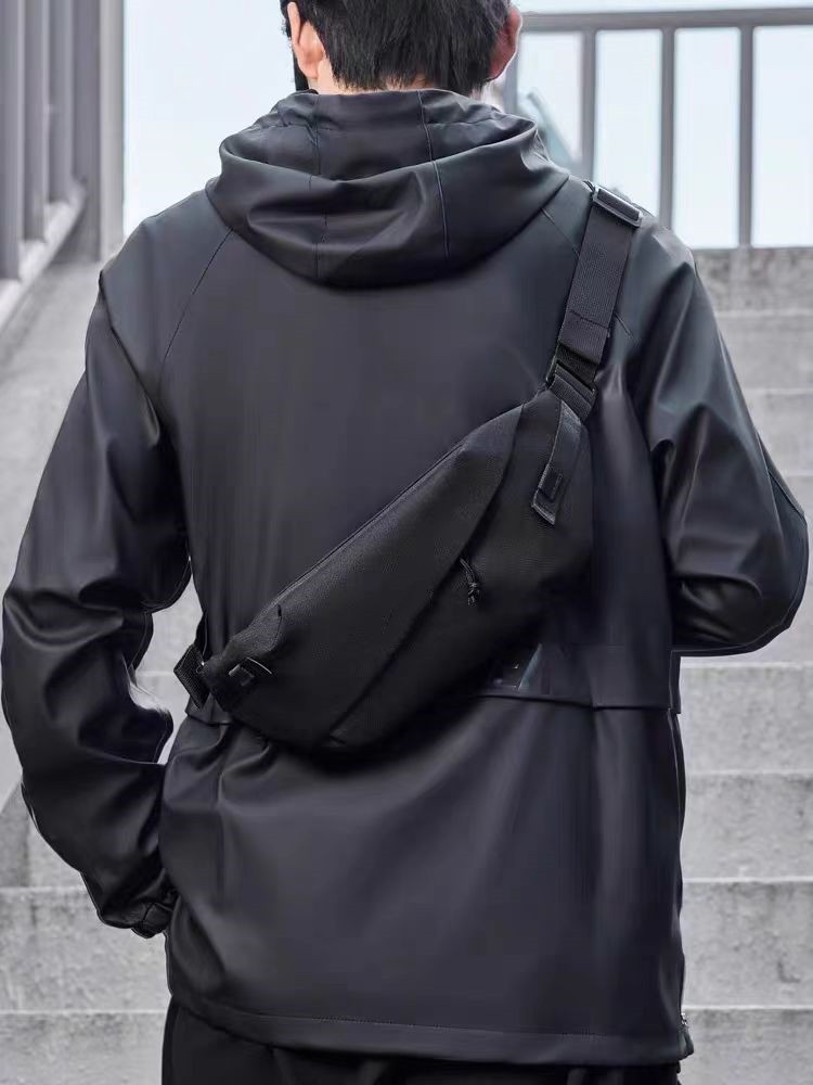 2号  男士单肩包  斜挎包  胸包  腰包