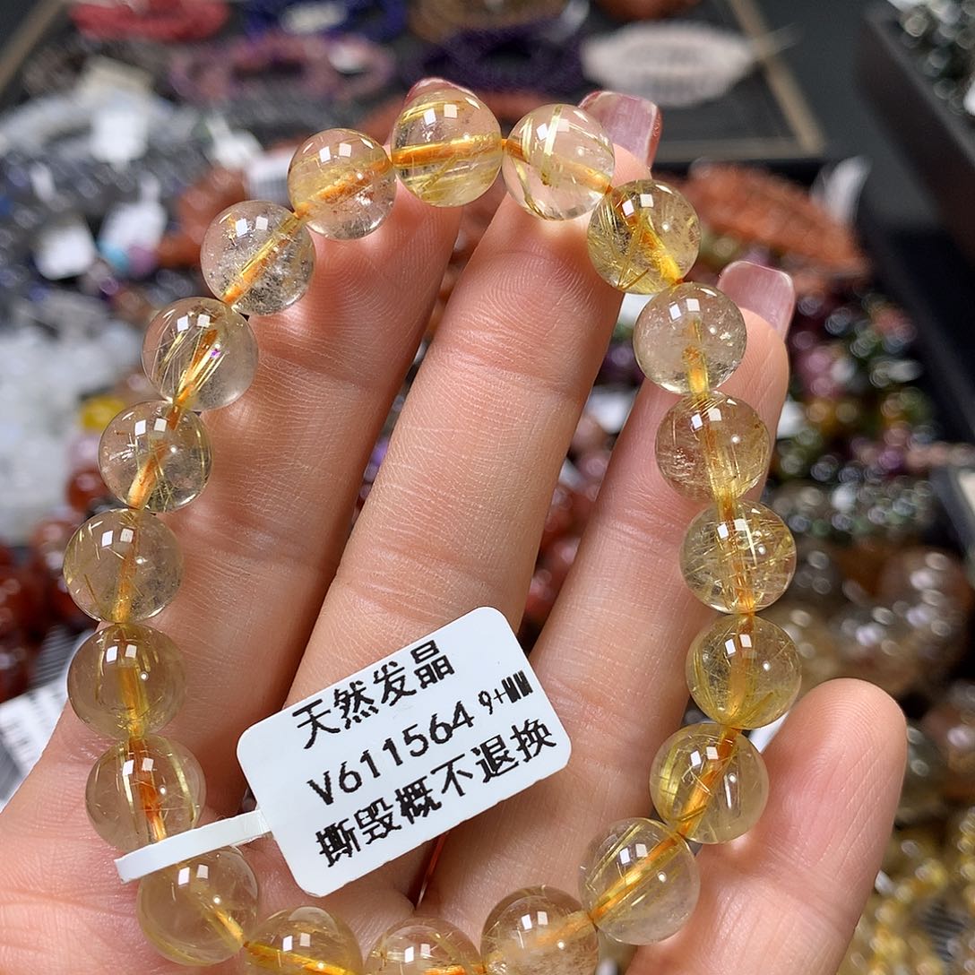 水晶手链未镶嵌，