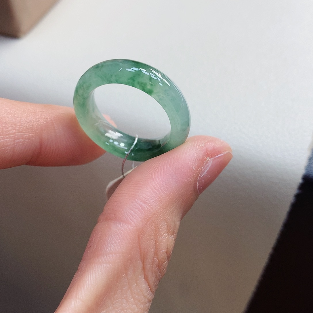 翡翠戒指未镶嵌13-14号