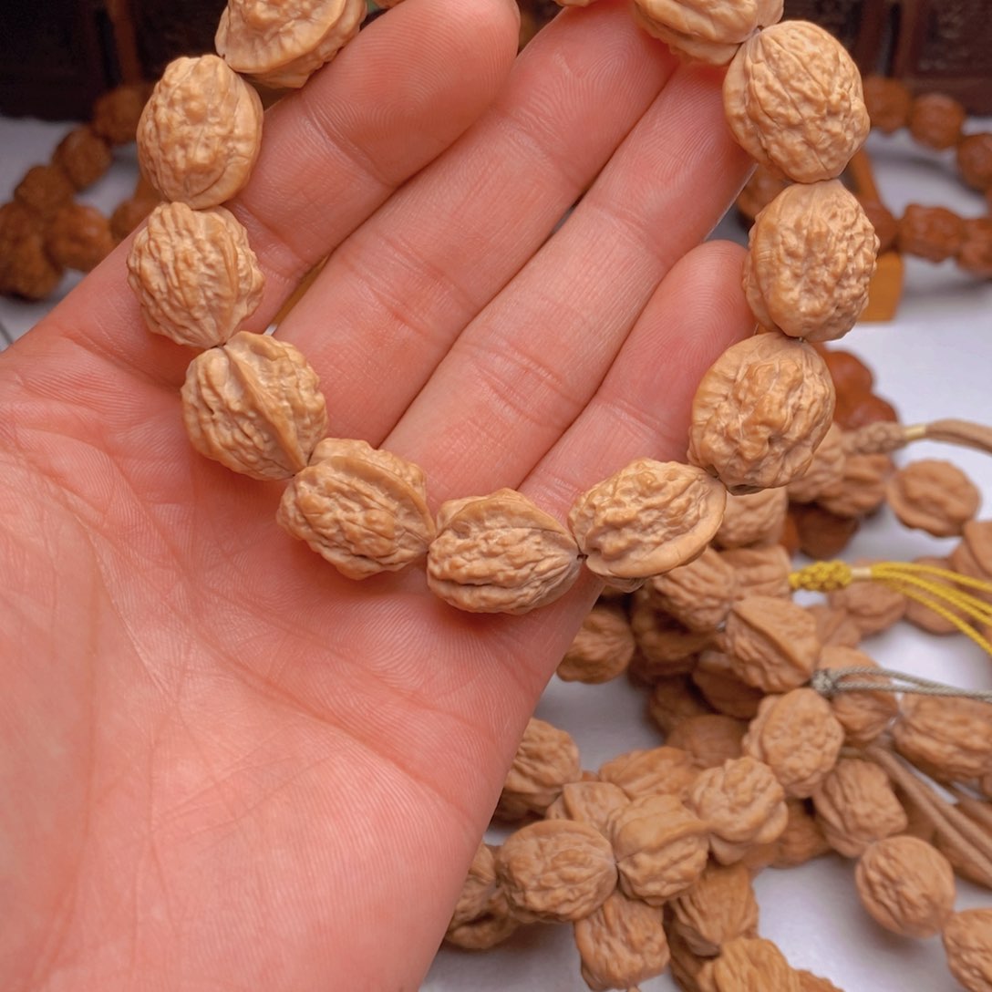 桃核手串蛤蟆头尺寸17