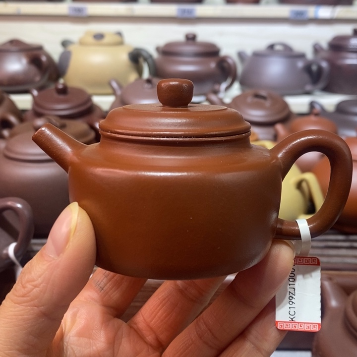 紫砂茶壶微瑕处理一把