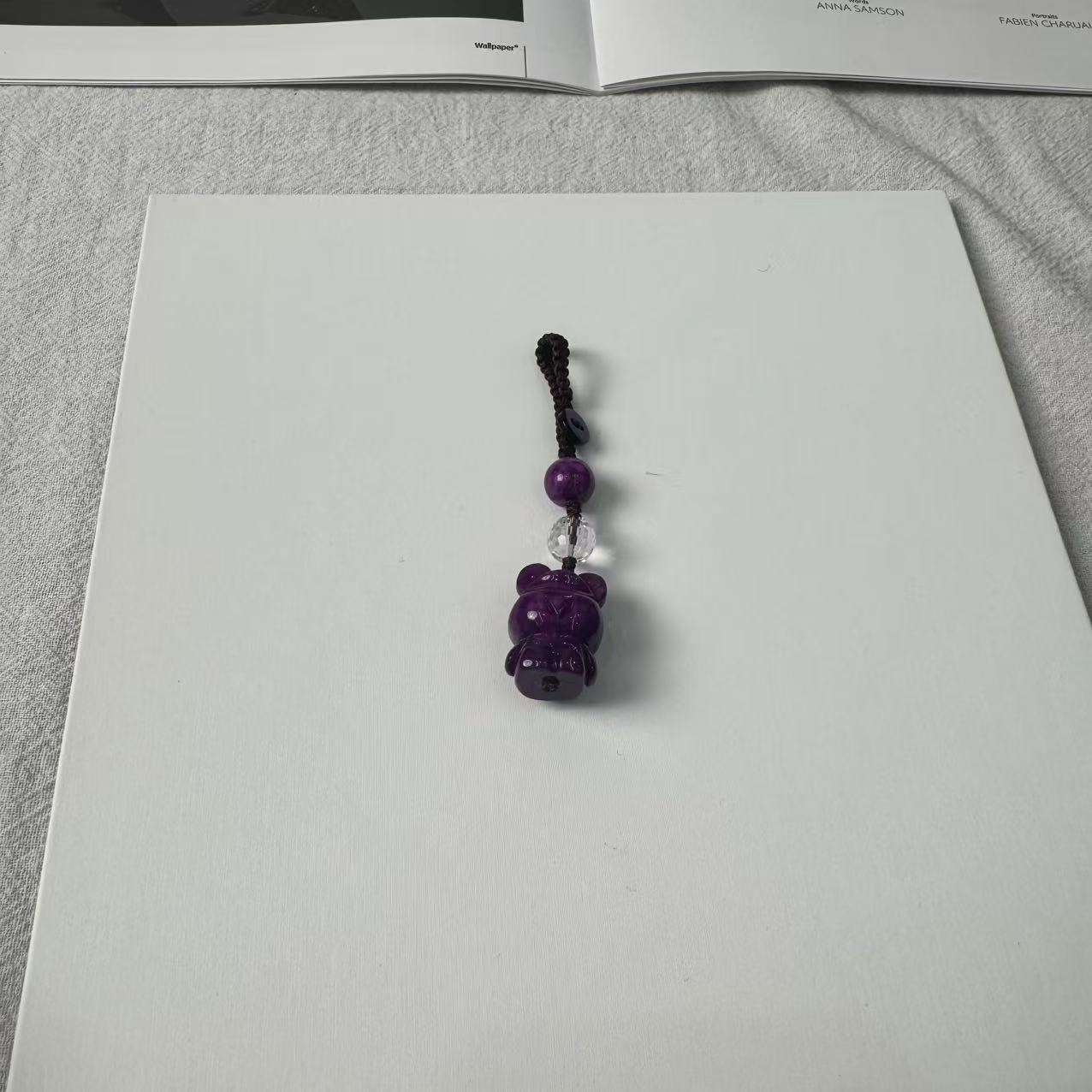 高定珠宝舒俱来小熊挂件ZX2628S918