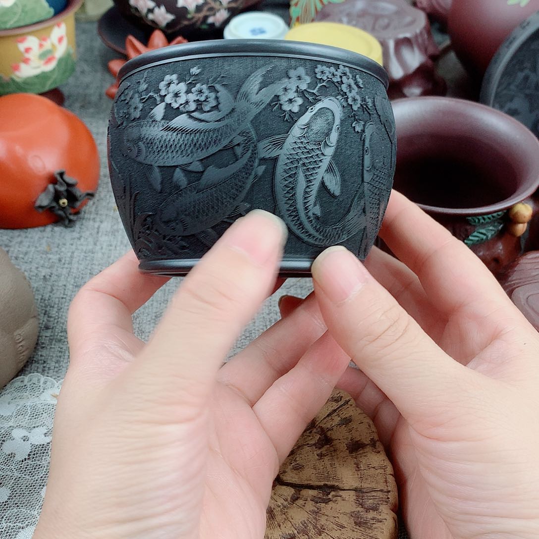 茶杯紫砂高端主人杯