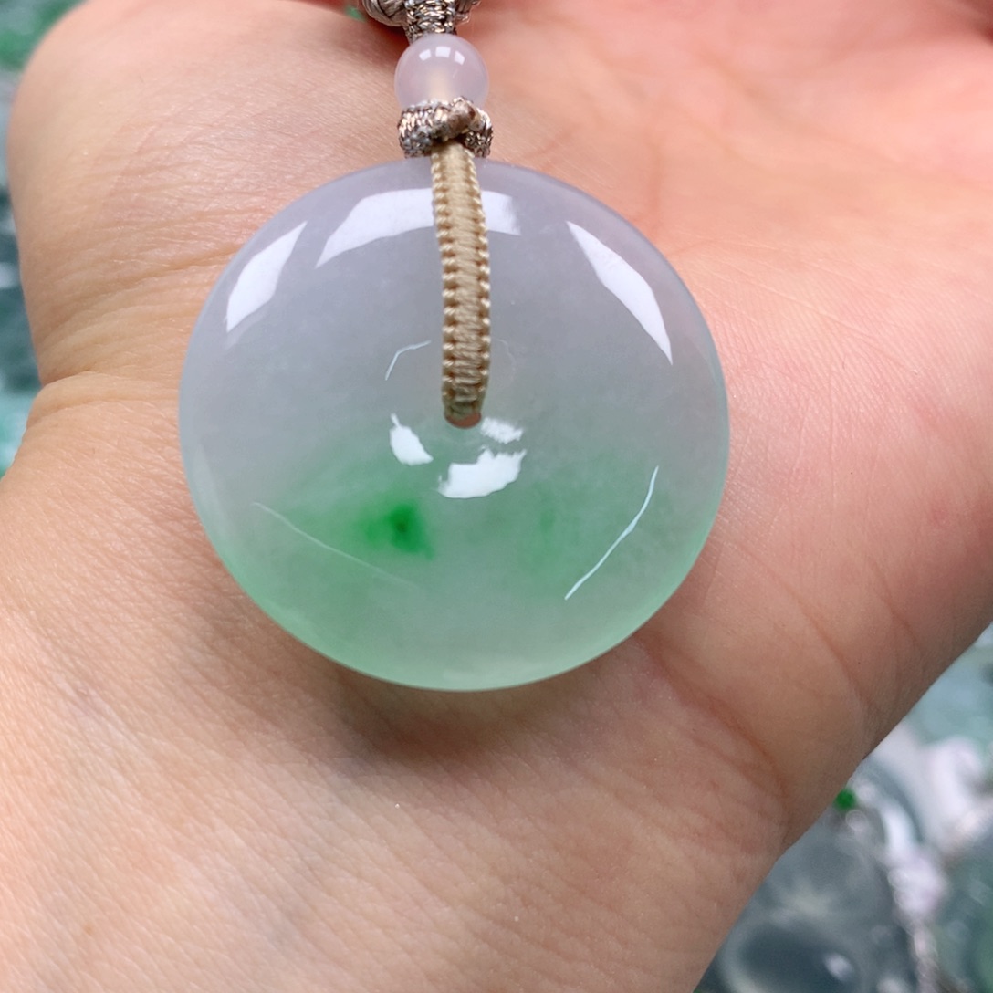 翡翠颈饰未镶嵌初*天然翡翠