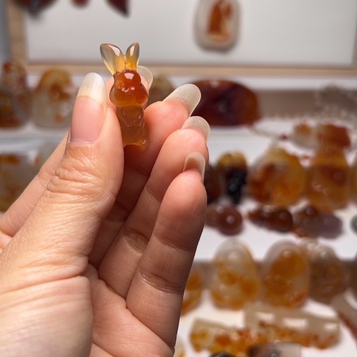 玛瑙/玉髓合金小鼻嘎 小马