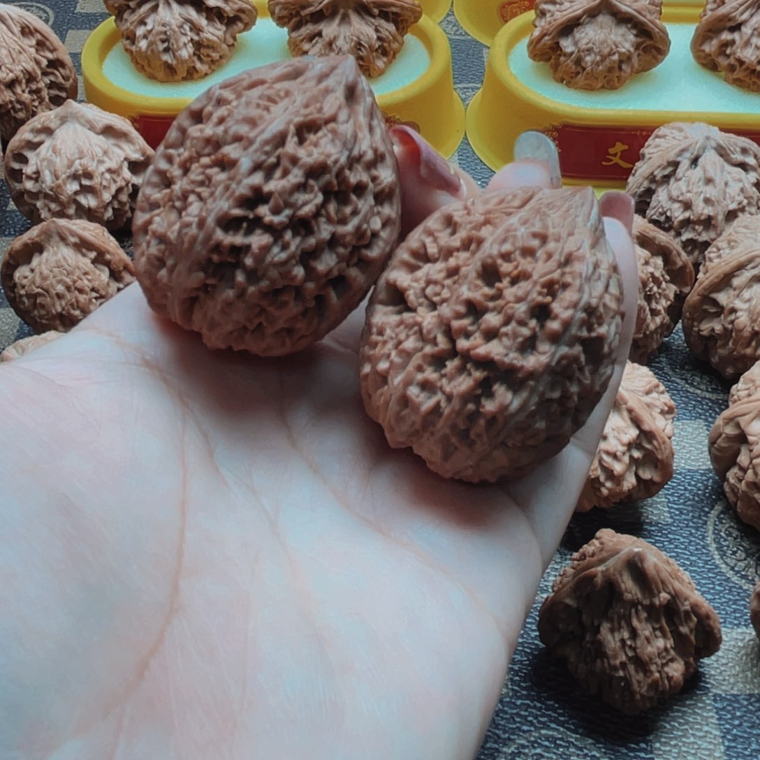 把件桃核全品大蒜头核桃