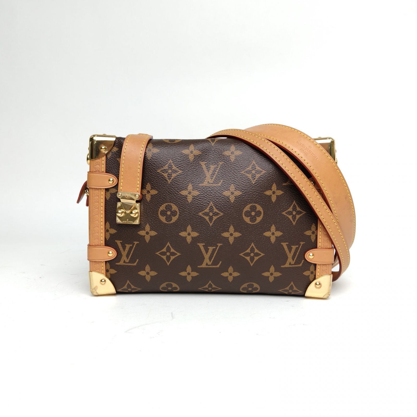 95新 LouisVuitton/路易威登 【小花黑黑】软盒子包 大号 24 老花