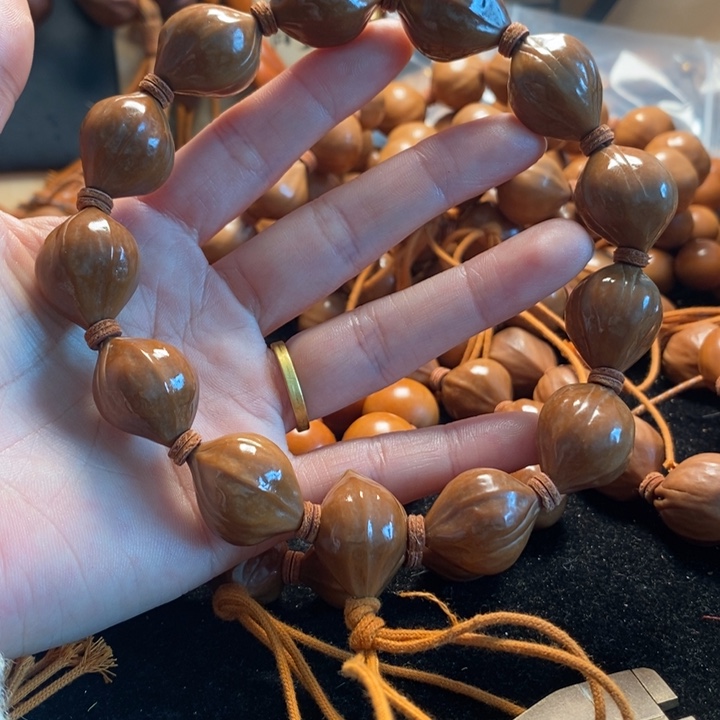 微***面手串/手链橄榄核蜜桃孤品0