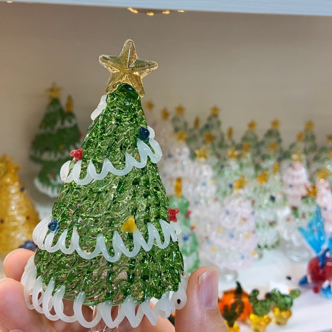 琉璃手工艺品圣诞树