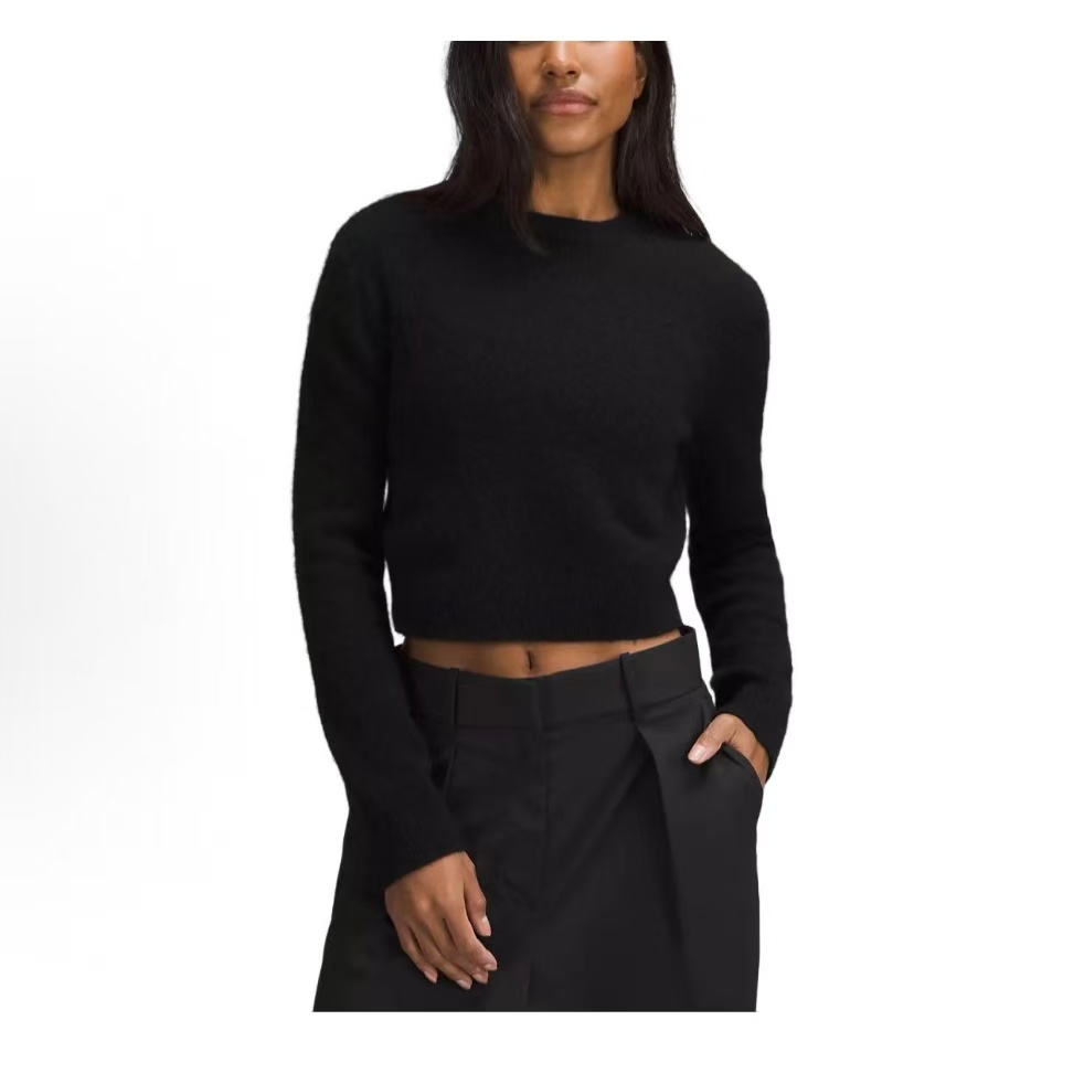 lululemon露露乐蒙 Alpaca Wool-BlendCropped系列  短款长袖毛衣