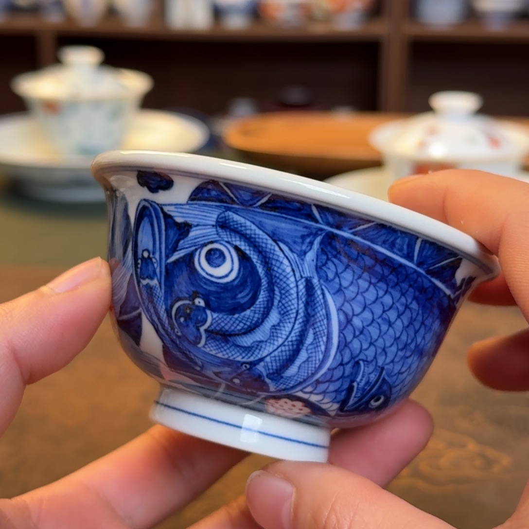 纯手工手绘陶瓷茶具