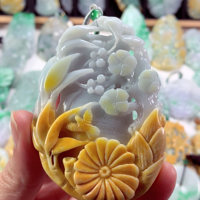 【闪购商品】翡翠吊坠(不含链)未镶嵌