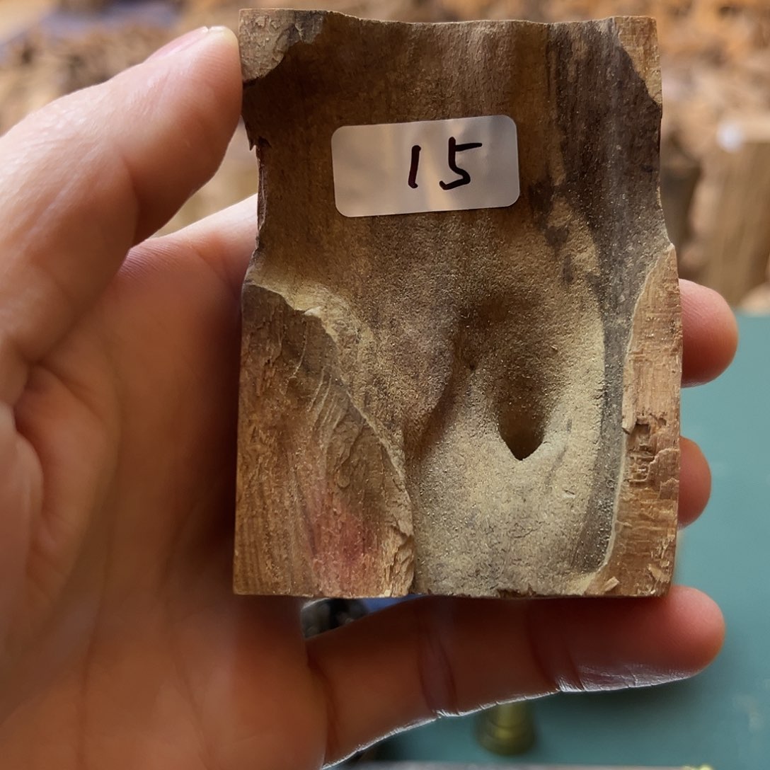 檀香木其他正区老山檀熏香壳子料69.6克