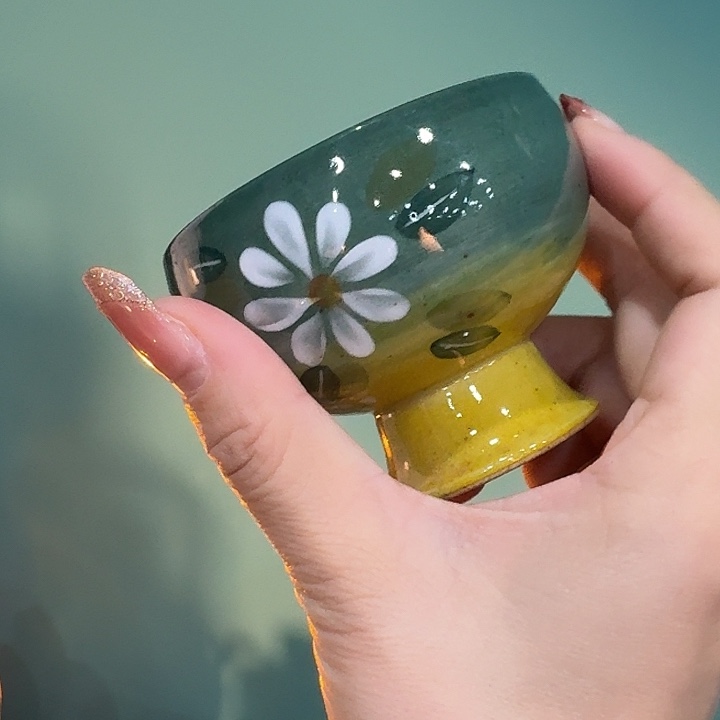 杯景德镇釉下五彩手绘陶瓷