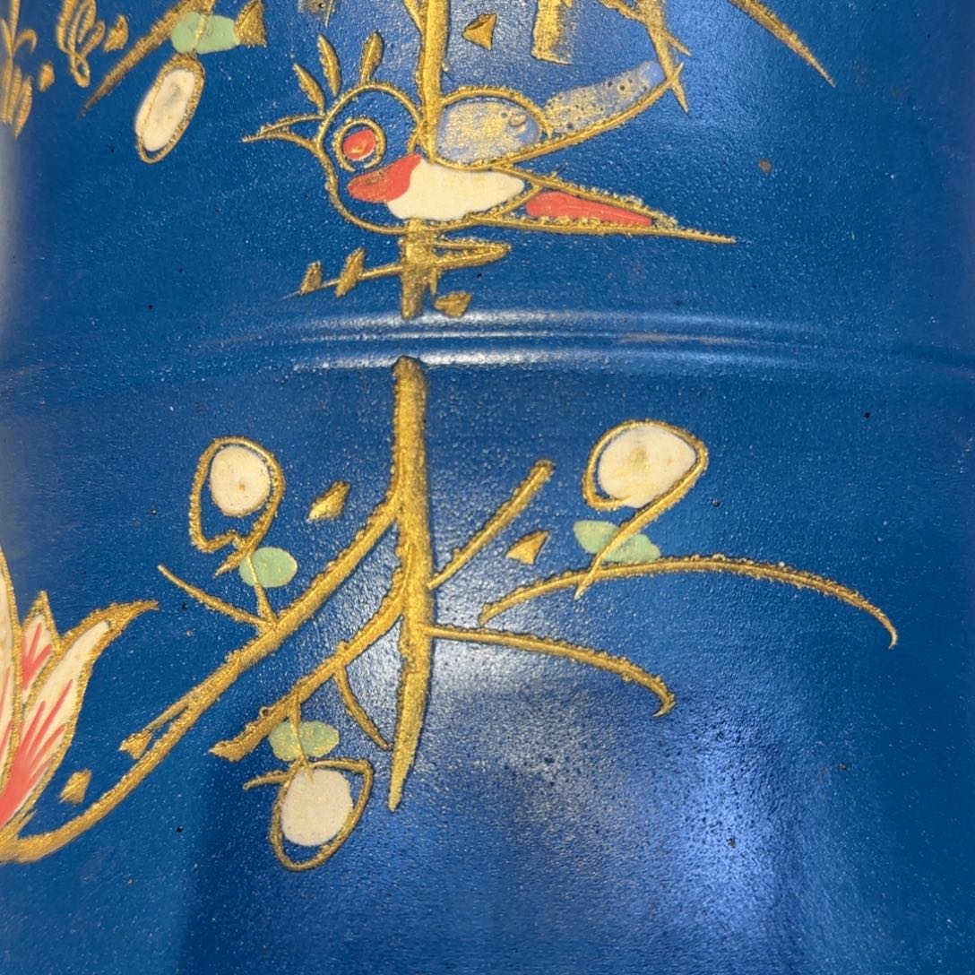 紫砂花盆口径14.18好