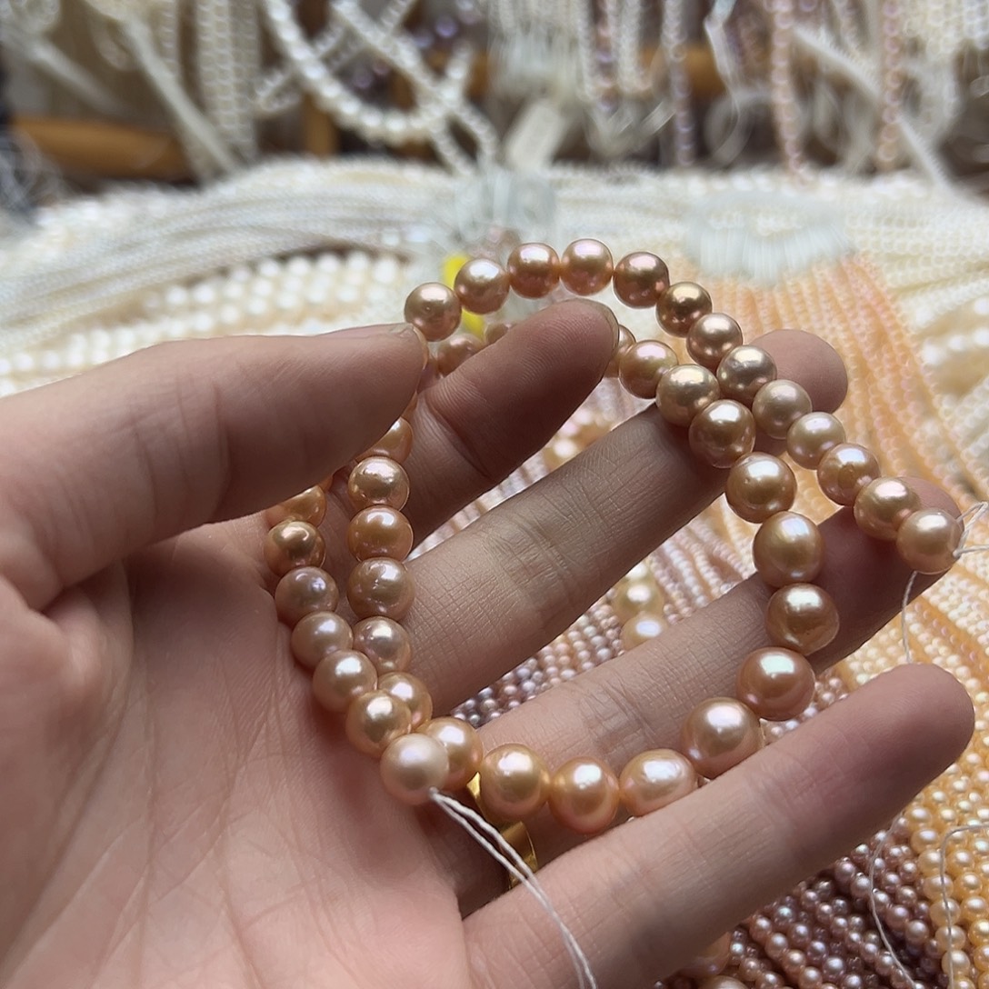 行***娃淡水珍珠半成品未镶嵌巴洛克拍4发1