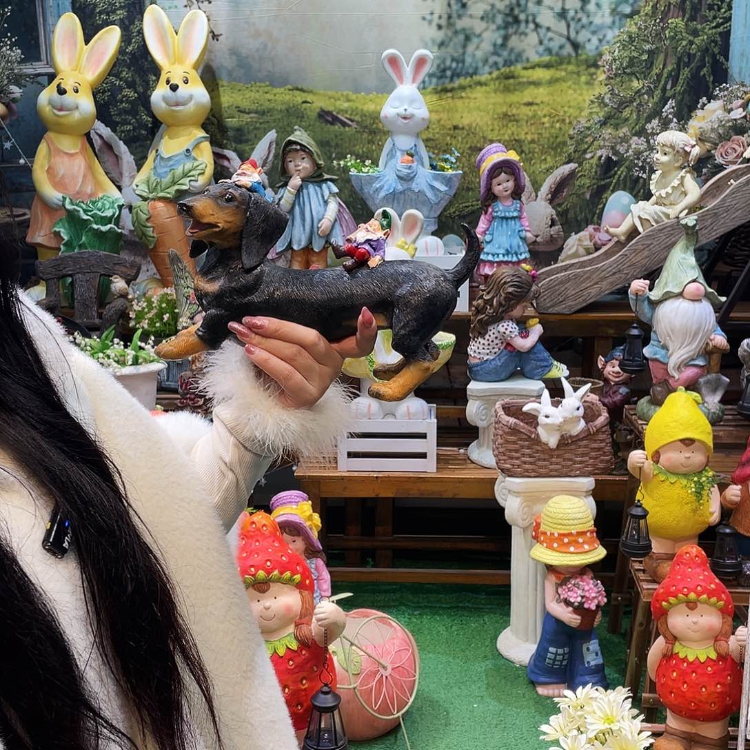 摆件花园摆件红红火火