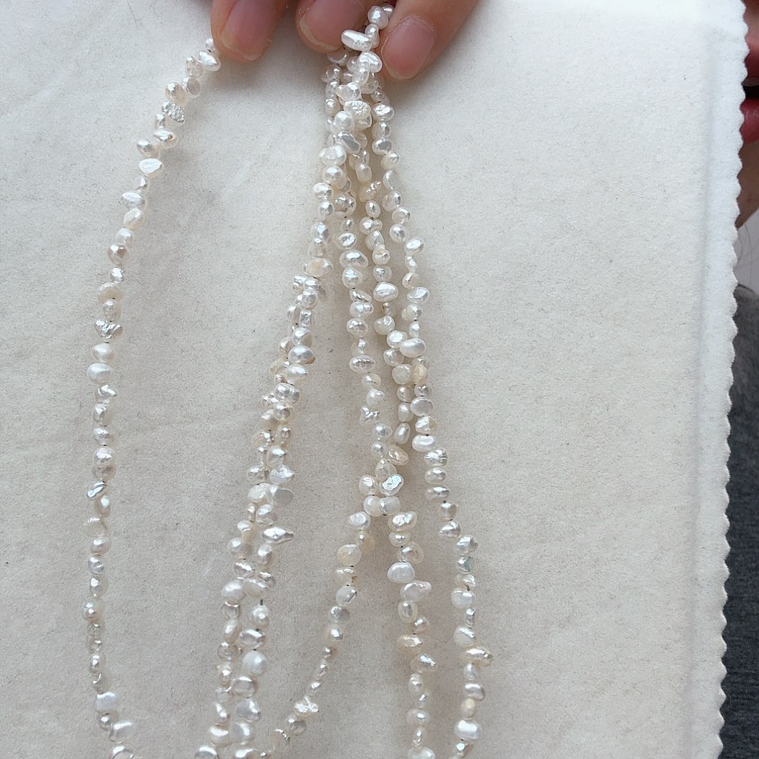 颈饰淡水珍珠银S925镶嵌