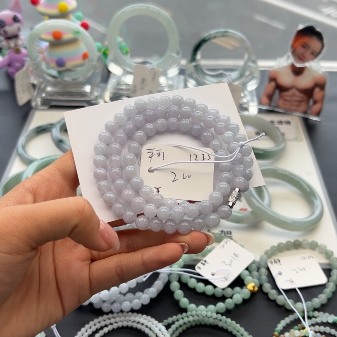 未镶嵌手链翡翠翡翠