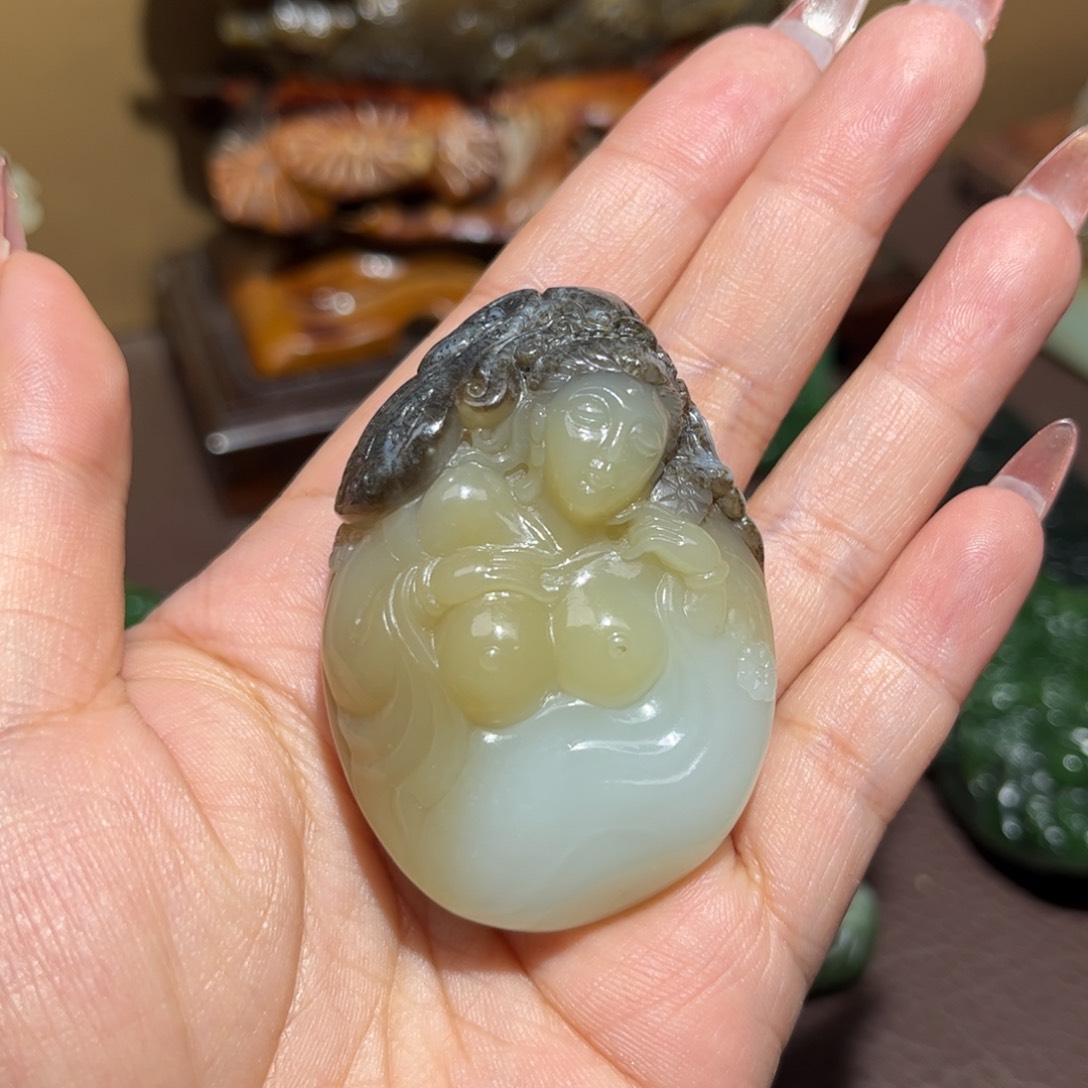 和田玉挂件未镶嵌