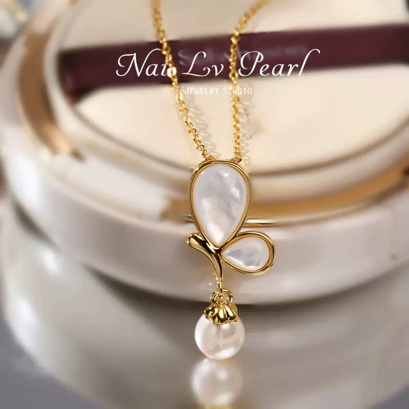 铜合金项链 珍珠项链#x032 新疆包邮