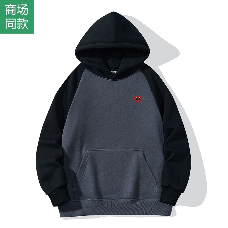 【品牌下架】ART 轻奢潮流重磅加绒冬季保暖连帽卫衣66A