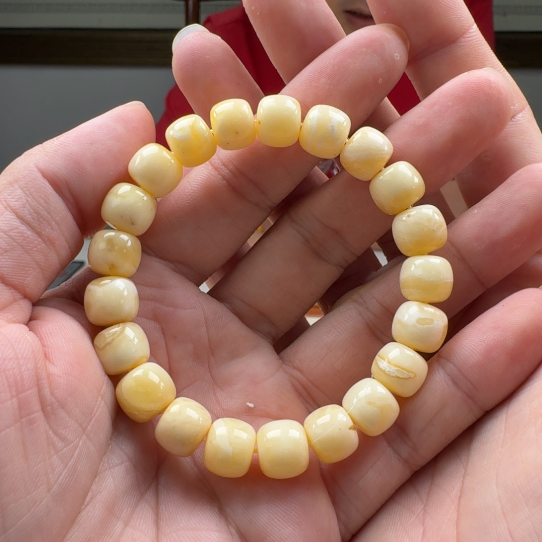 手链琥珀未镶嵌1.5mm