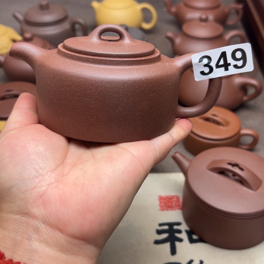 紫砂茶壶紫泥半手工280cc左右瑕疵