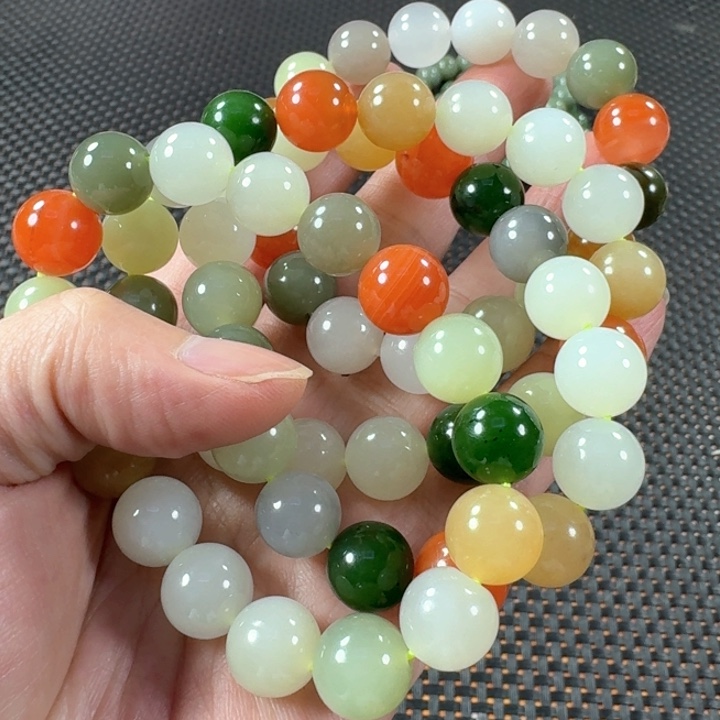 和田玉手链未镶嵌拍一发一