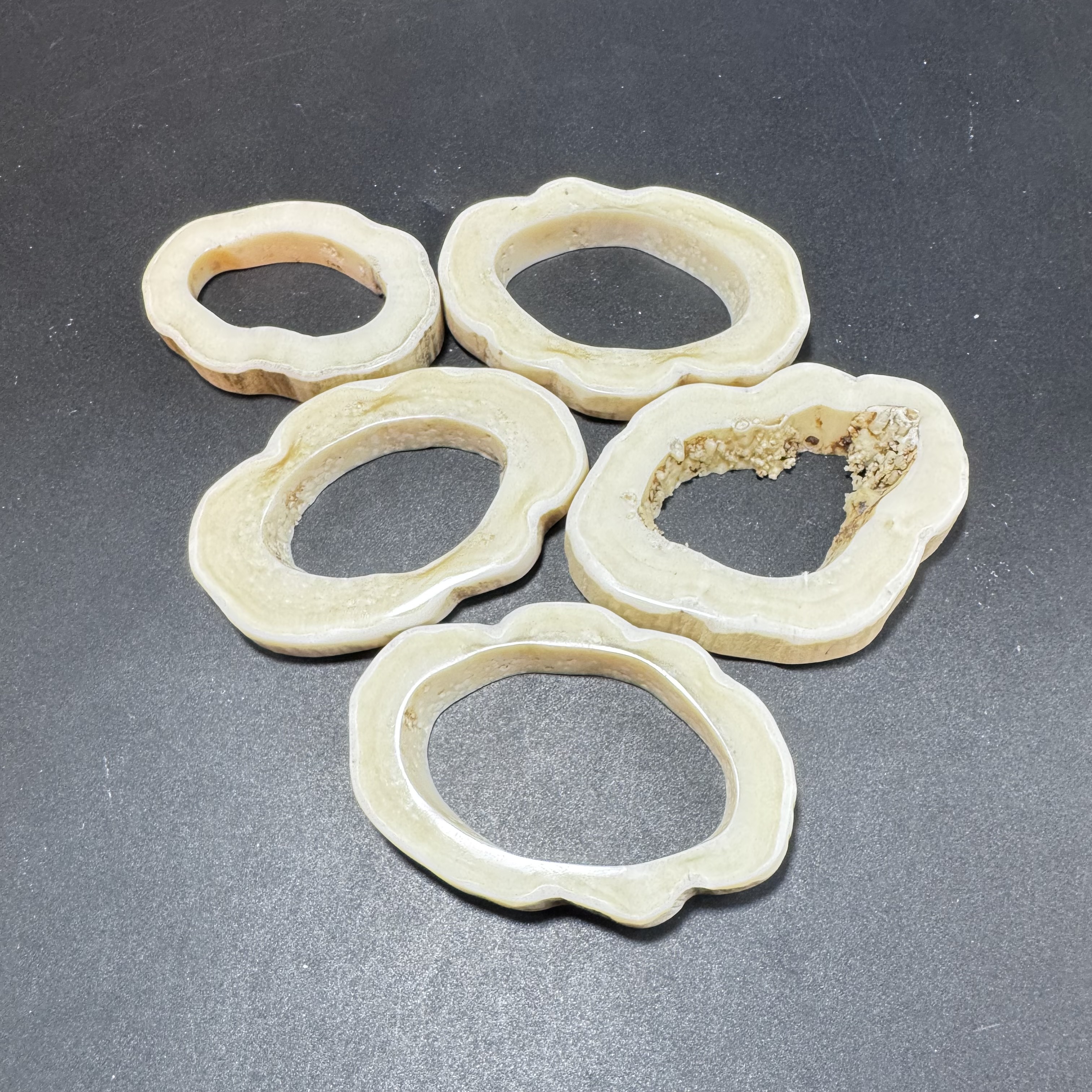 【猛犸兄弟】Q0011天然精品猛犸虬原切手把件