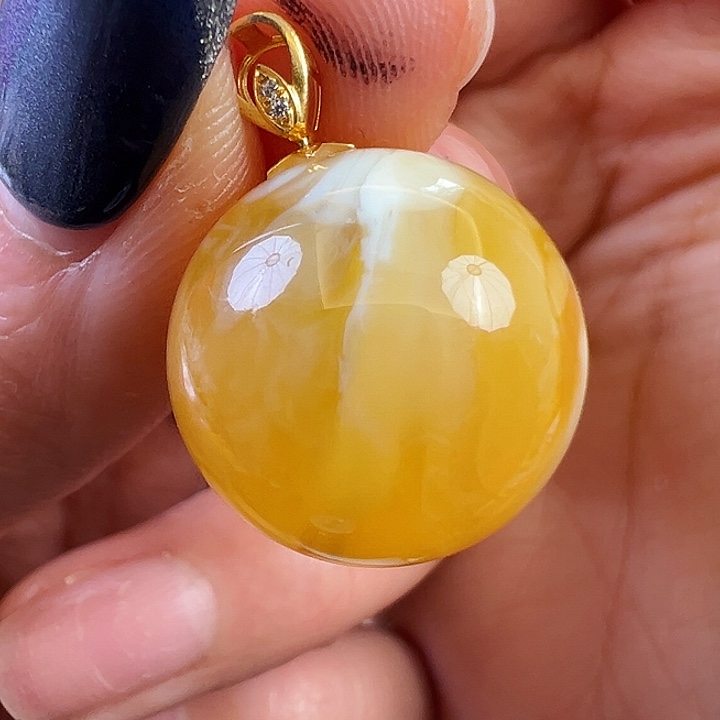 蜜蜡颈饰未镶嵌蜜蜡