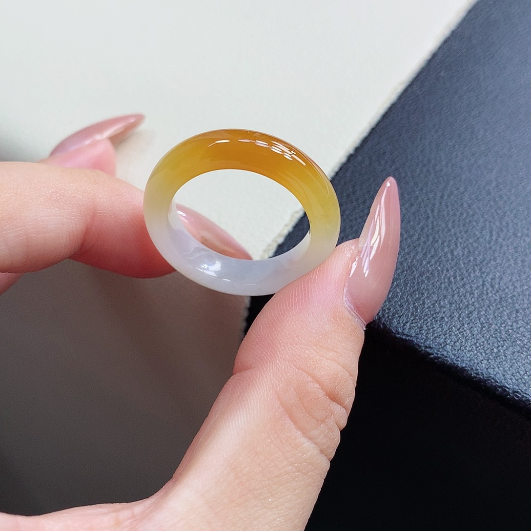 未镶嵌戒指翡翠20-21号