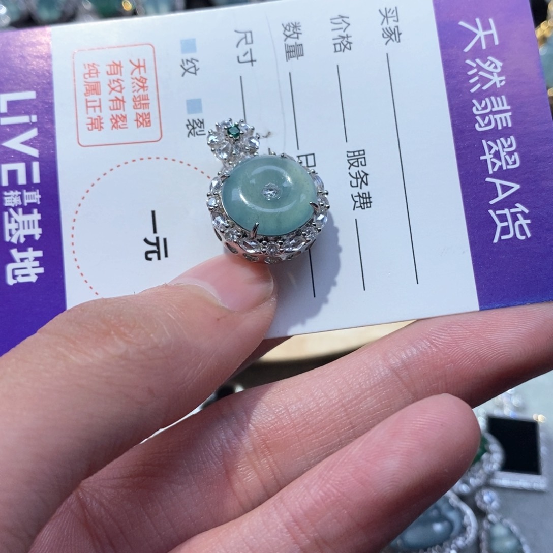 翡翠颈饰未镶嵌翡翠