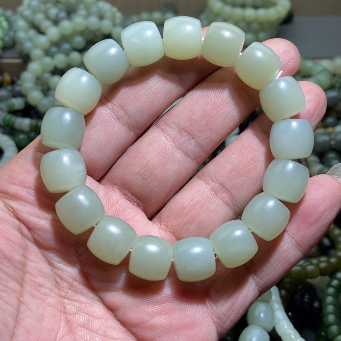 和田玉手链未镶嵌