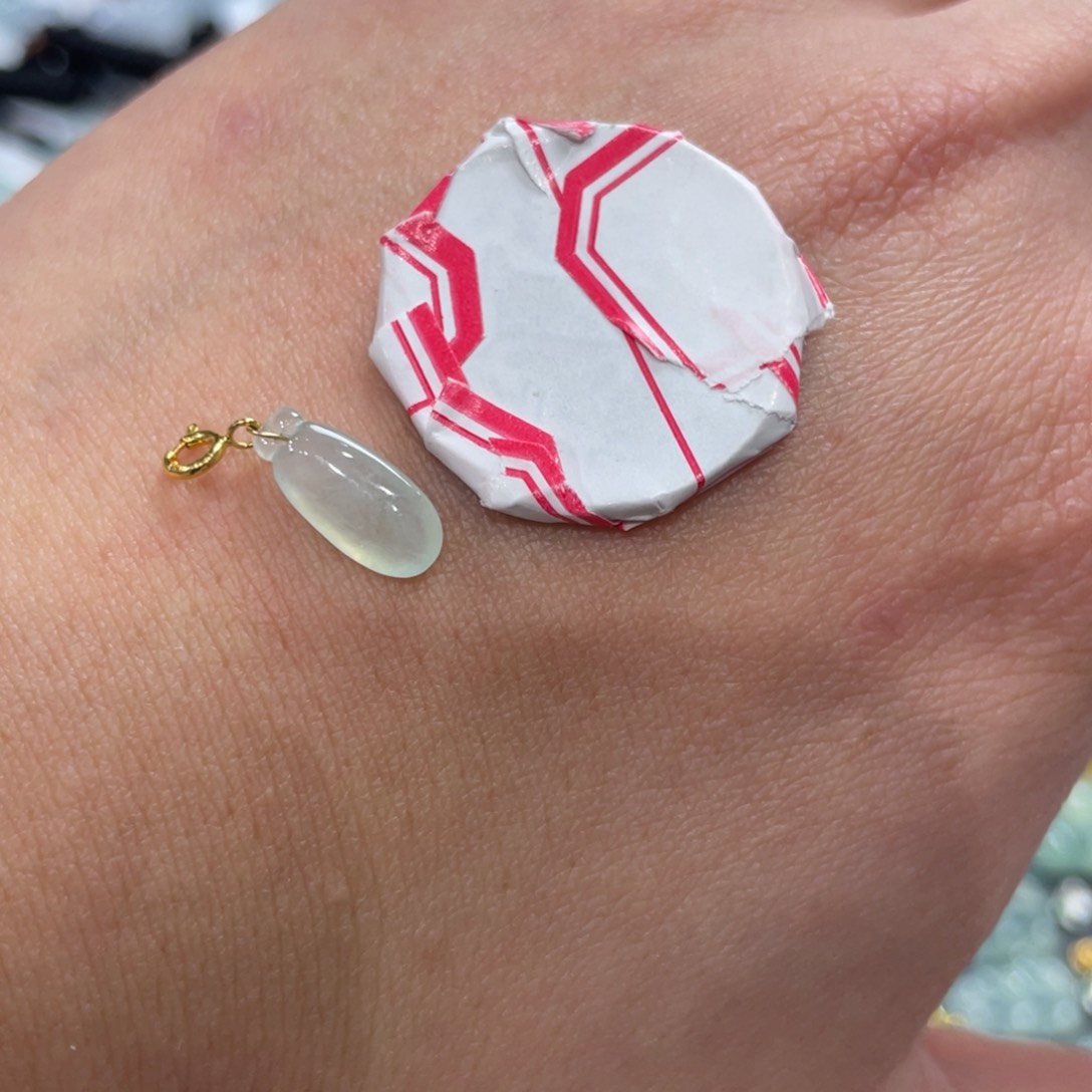 翡翠颈饰18K金镶嵌多样性发货 拍一发一