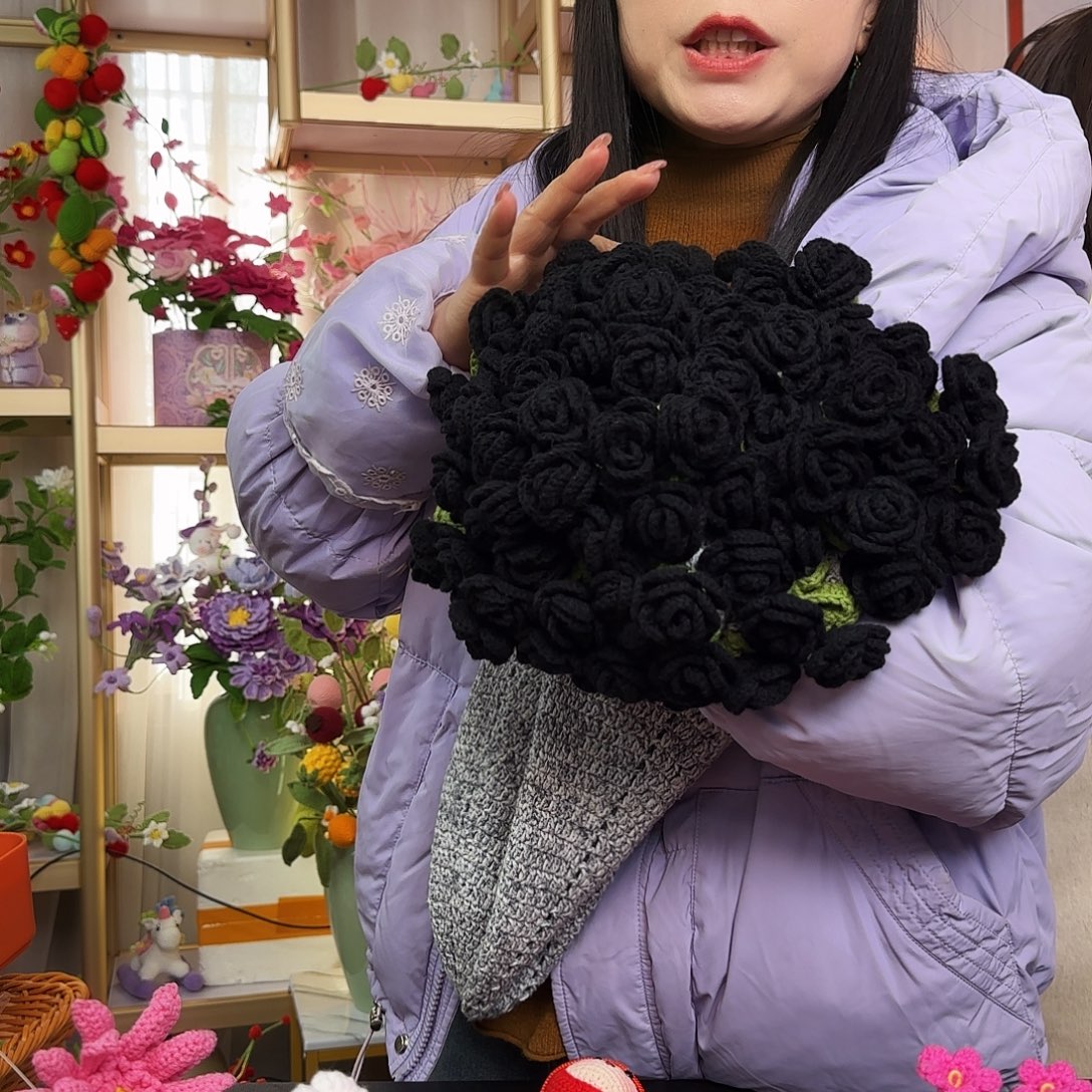 手工钩织设计花毯