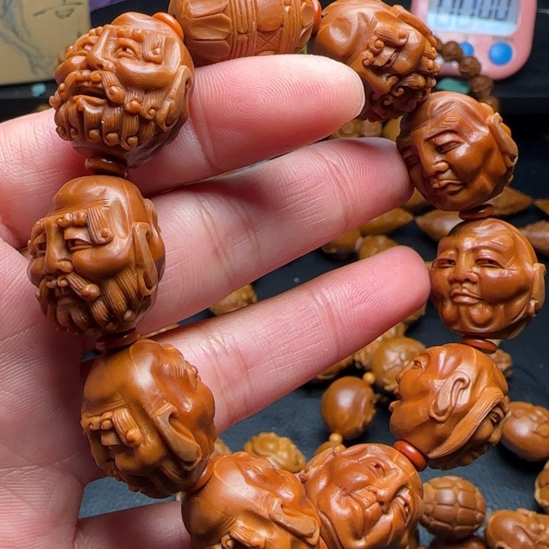 橄榄核手串/手链三**屠纯手工罗汉