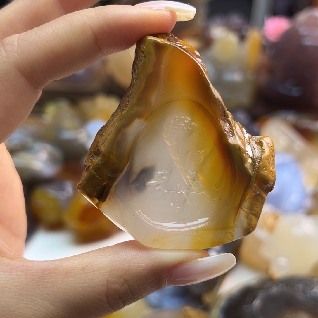 玛瑙/玉髓未镶嵌颈饰