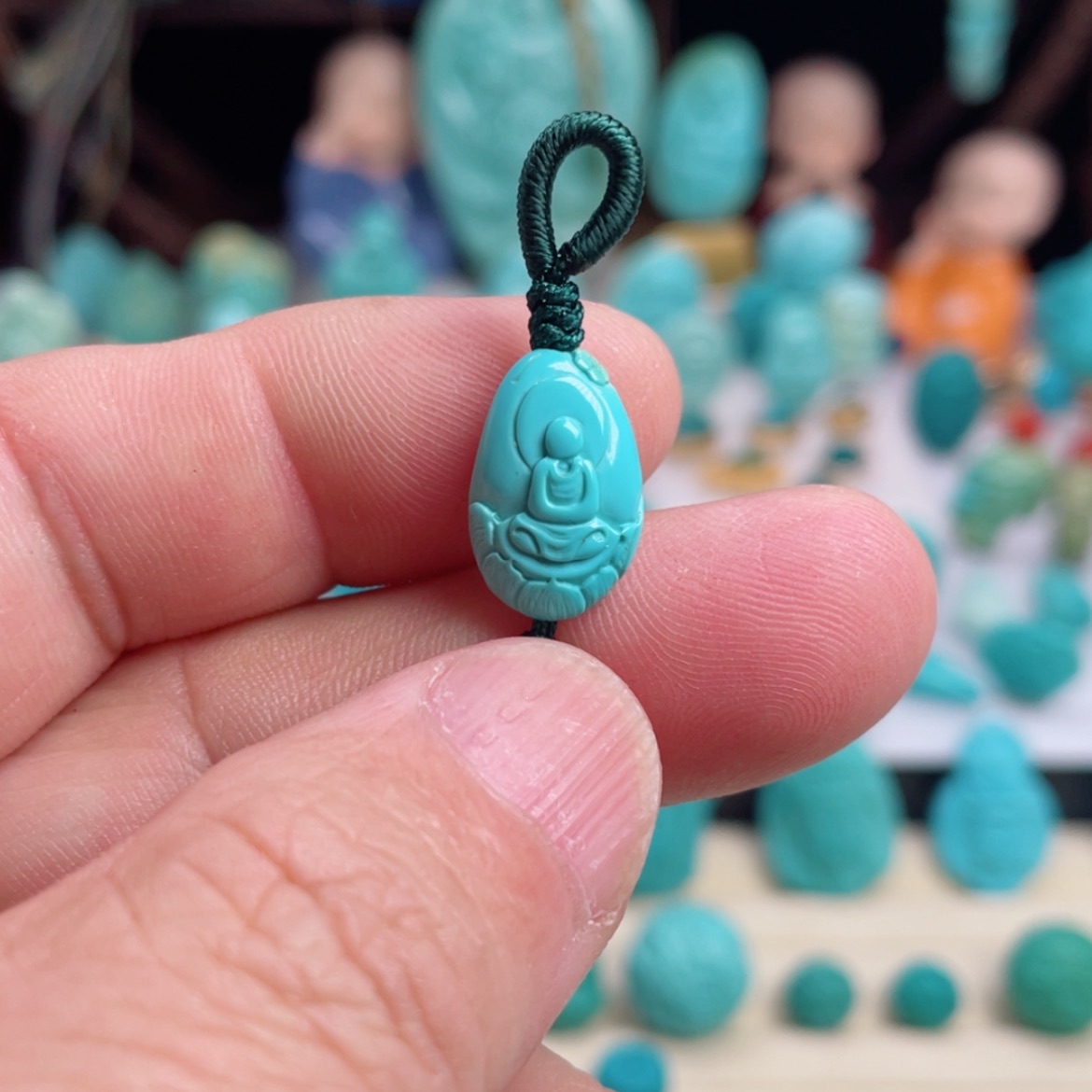 【闪购商品】绿松石吊坠(不含链)未镶嵌