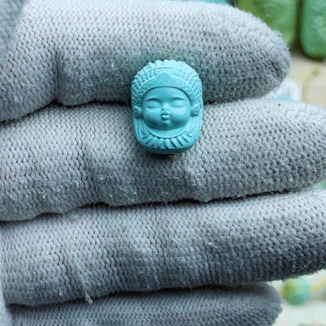 未镶嵌绿松石珠宝奇石