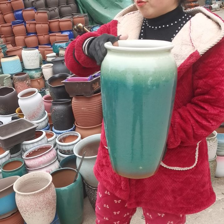 红陶口20高42瑕疵