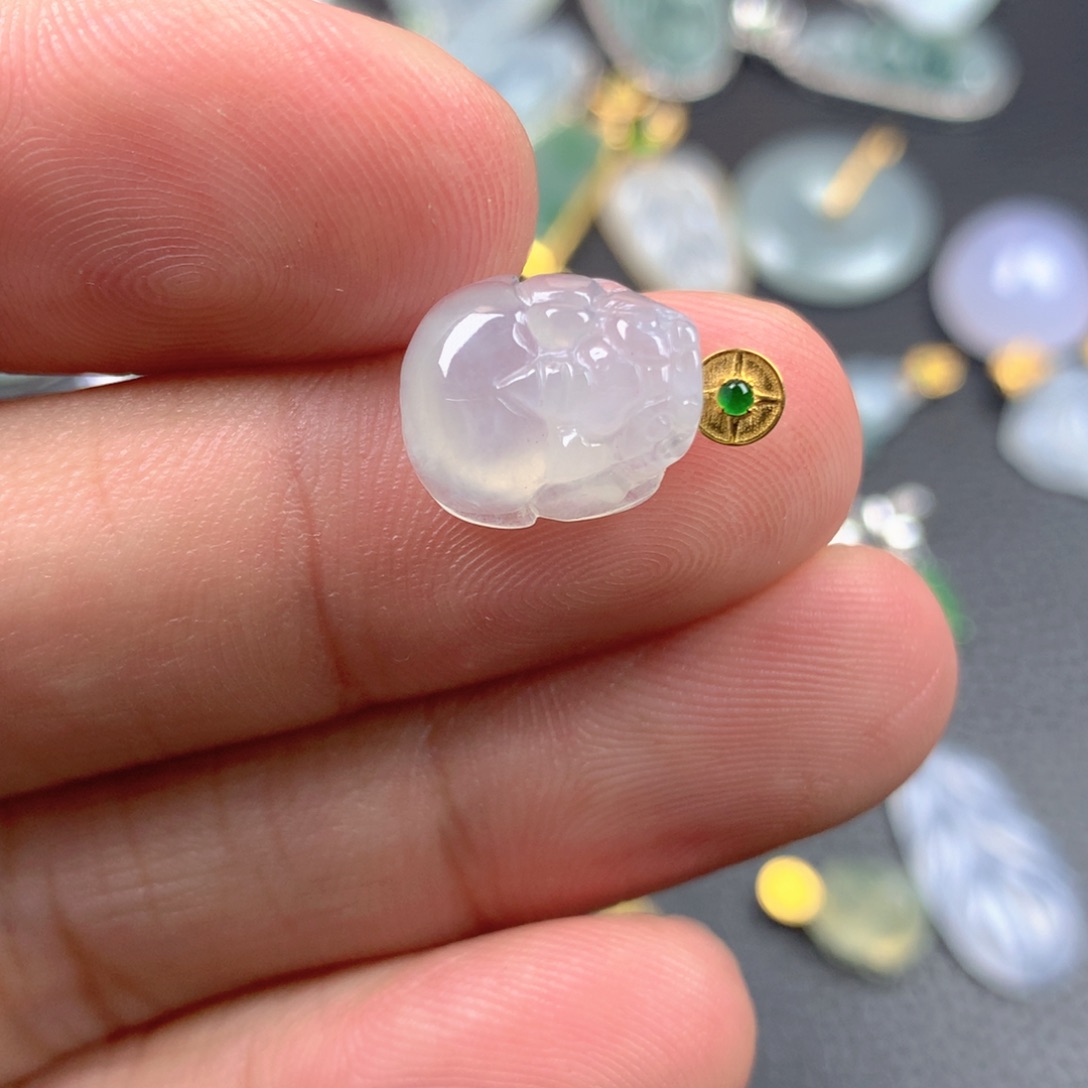 【闪购商品】翡翠18K金镶嵌颈饰翡翠