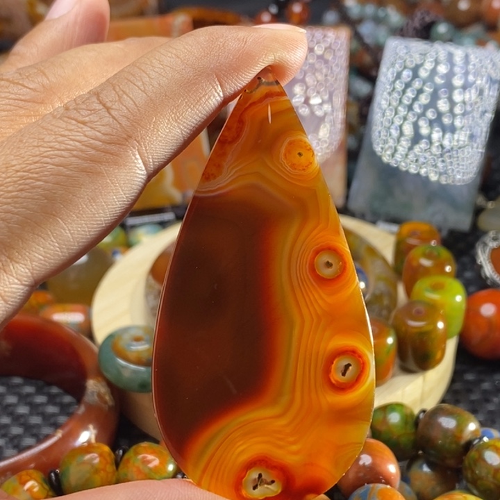 玛瑙/玉髓未镶嵌颈饰