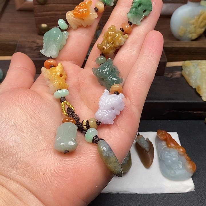 我***哥定制翡翠未镶嵌毛货抛光