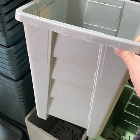 方形26口径10个无托灰白