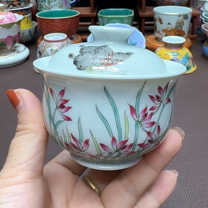 瓷片景德镇仿古手工制作精品展示