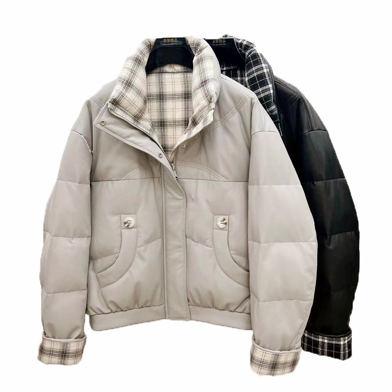 12-8皮衣鹅绒服P2888
