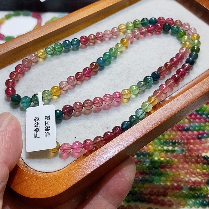 手链未镶嵌碧玺碧玺手串6.2