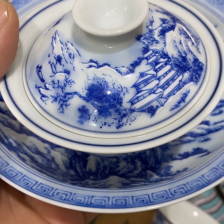 陶摆件景德镇陶瓷主人杯23455